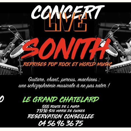 Le Grand Chatelard Hotel Bar Restaurant Sainte-Marie-de-Cuines Bagian luar foto