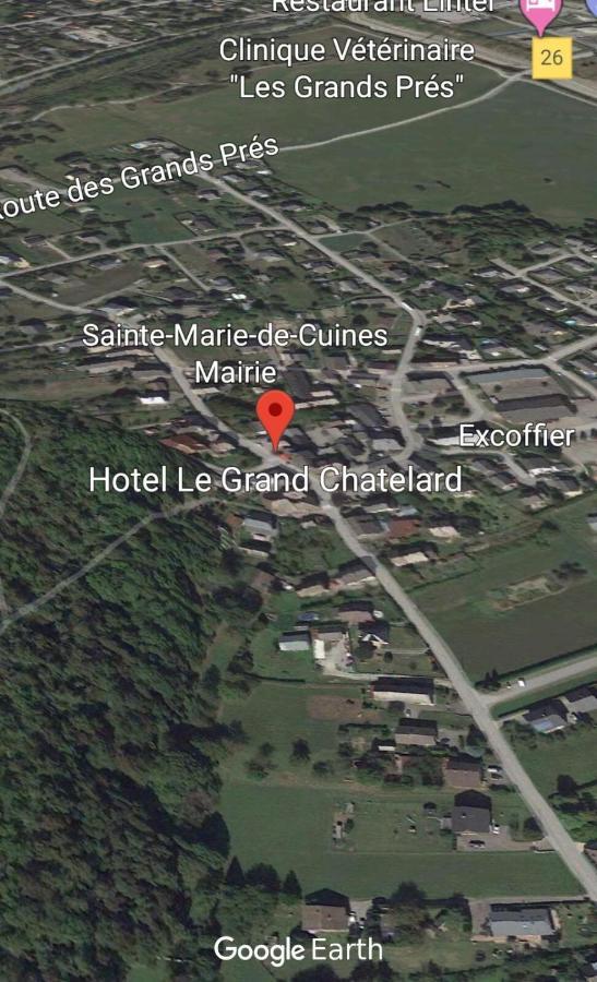 Le Grand Chatelard Hotel Bar Restaurant Sainte-Marie-de-Cuines Bagian luar foto